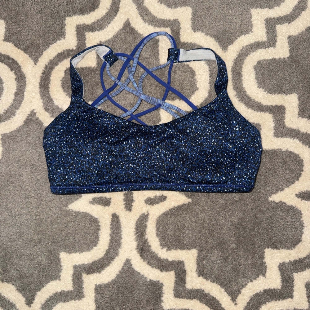 lululemon athletica Blue Sports Bra